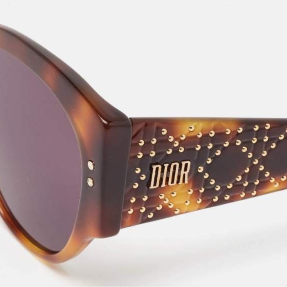 Dior Lady Dior Studs Tortoise Sunglasses Christian Dior